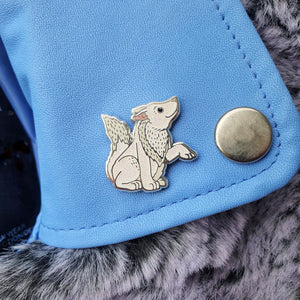 Winter Wolf Mini-Pin