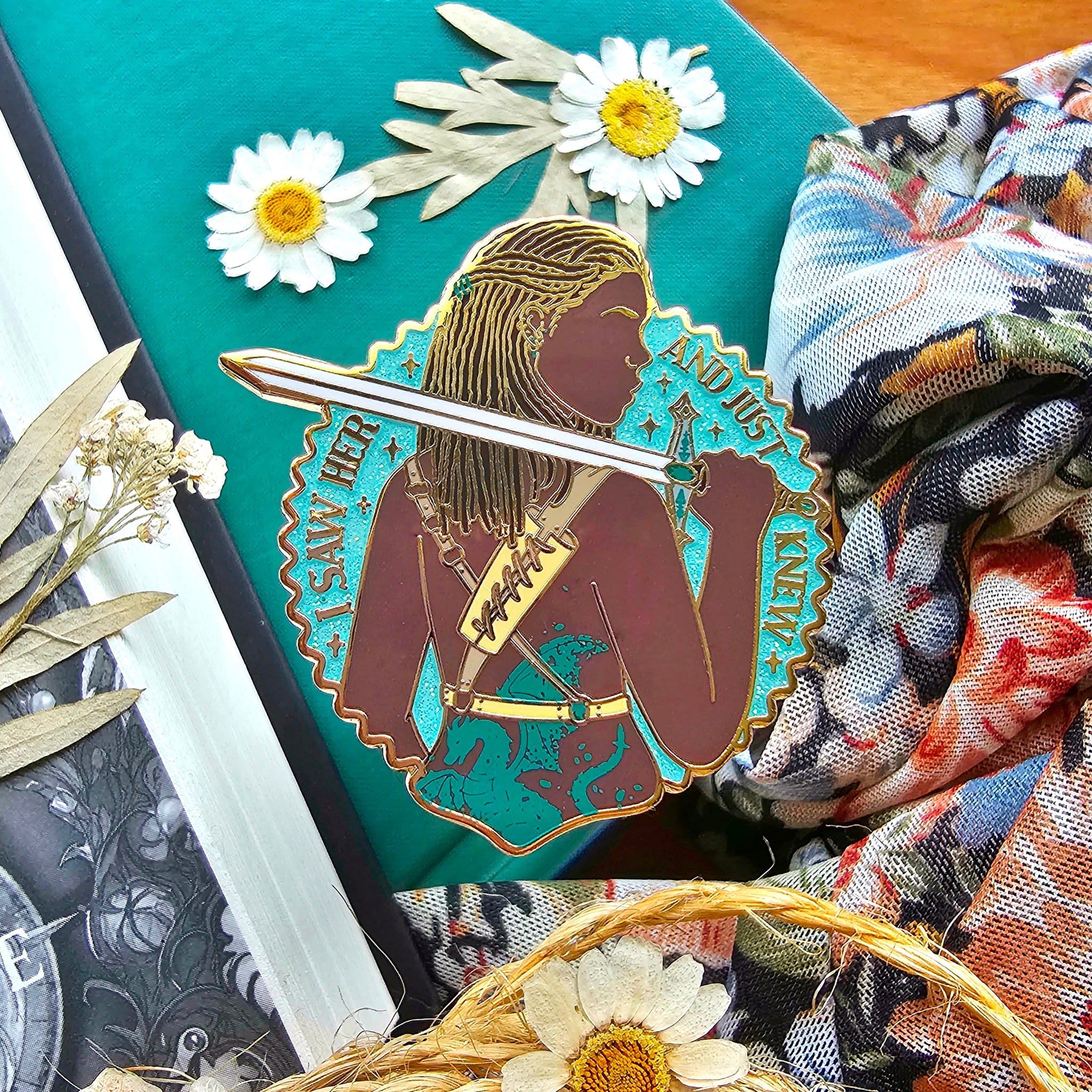 Fourth Wing Enamel Pin | Rhiannon & Feirge