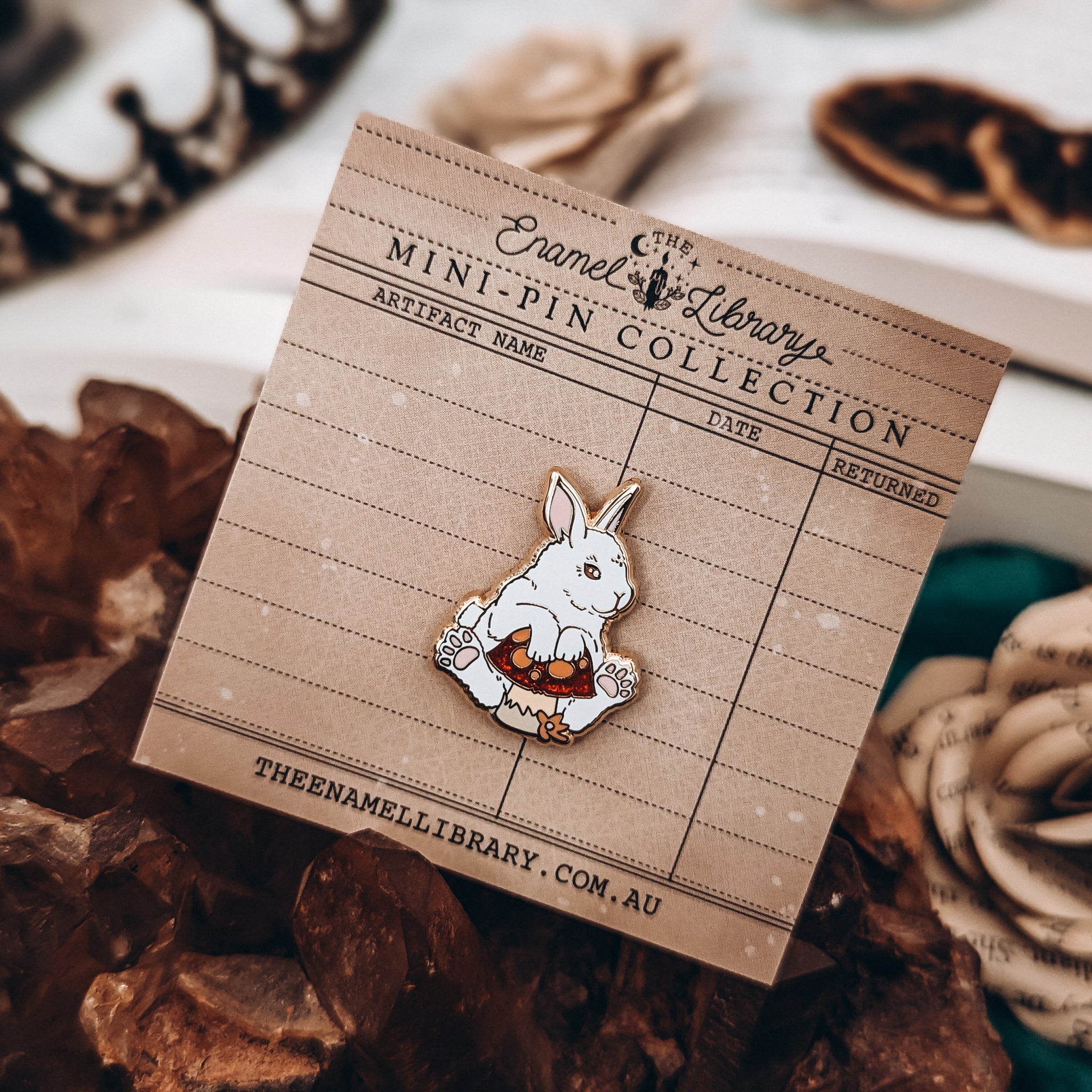 Forest Bunny Mini-Pin