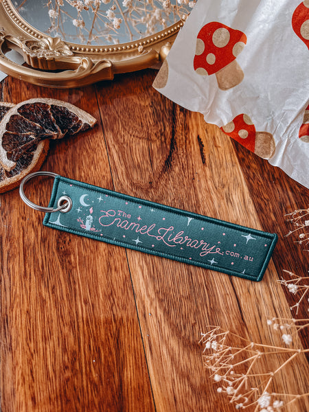 Embroidered Keychain | Mini-Pin Shelf