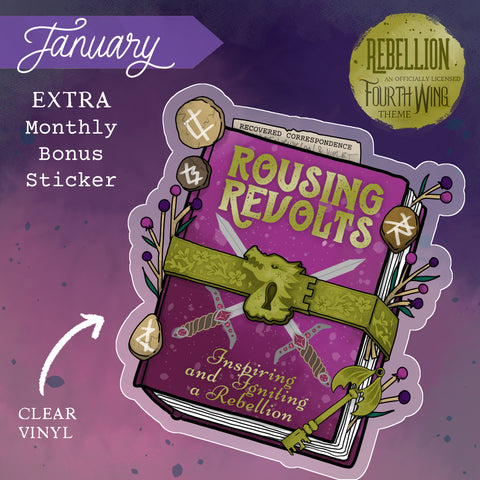 Bonus Monthly Vinyl Sticker | Rousing Revolts