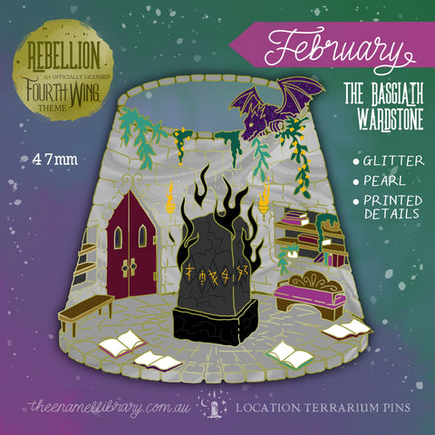 Monthly Location Terrarium Pin | Subscribe