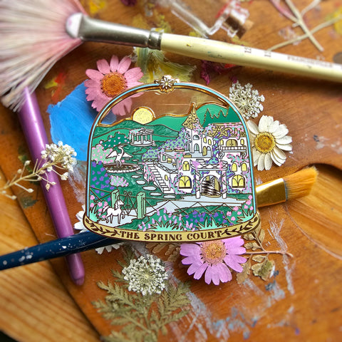 Officially Licensed Terrarium Pin | The Spring Court