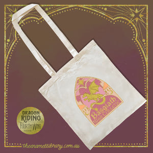 Officially Licensed Tote Bag | Basgiath War College Pink