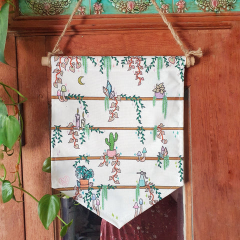 Pastel Bookshelf Pin Banner